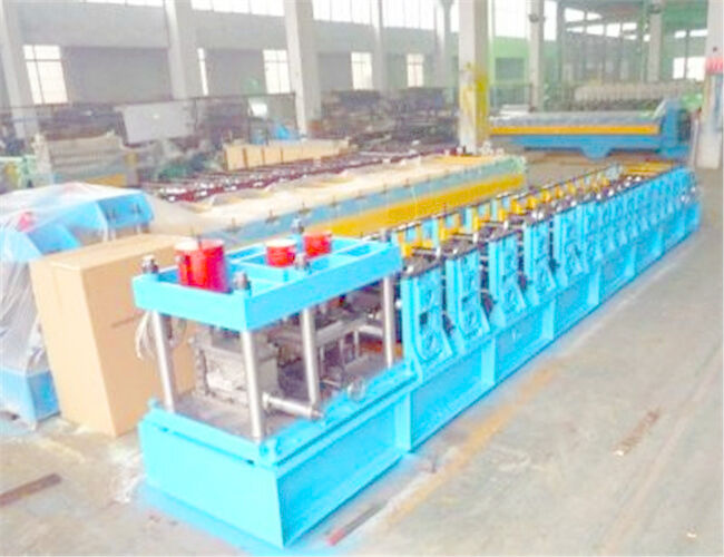 5.5mm PPGI Color Steel  Downspout Gutter Roll Forming Machine